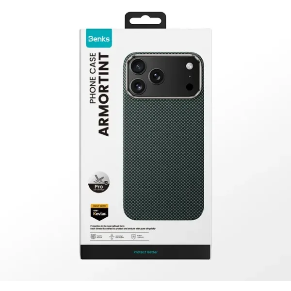Чохол Benks MagClap ArmorTint Case Green for iPhone 17 Pro