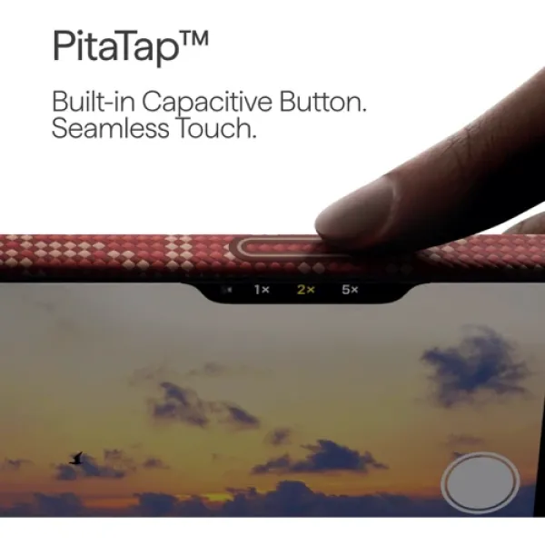 Чехол для iPhone Pitaka Edge Case PTK Leaping Gold/Red (KI1702PTKP) для iPhone 17 Pro Max