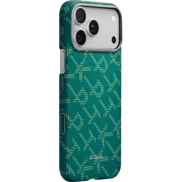 Чехол для iPhone Pitaka Edge Case PTK Leaping Gold/Green (KI1701PTKP) для iPhone 17 Pro Max