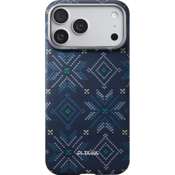 Чехол для iPhone Pitaka Threads of Winter Case Navy (TWC202505) для iPhone 17 Pro Max