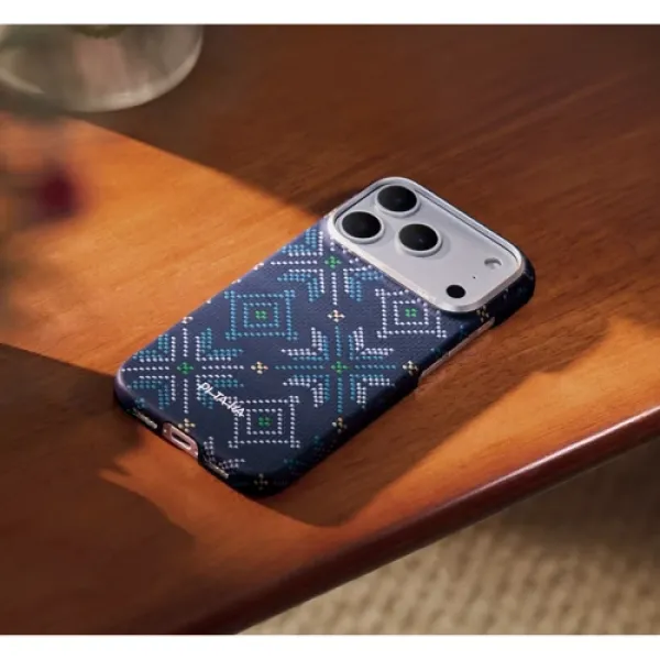 Чехол для iPhone Pitaka Threads of Winter Case Navy (TWC202505) для iPhone 17 Pro Max