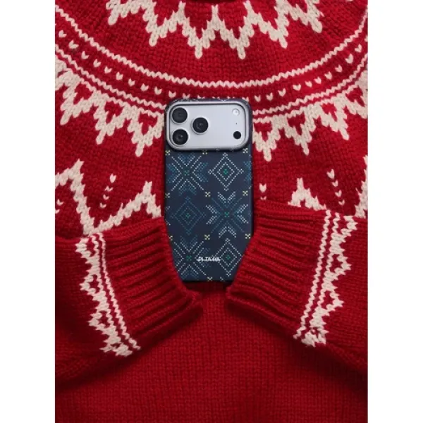 Чехол для iPhone Pitaka Threads of Winter Case Navy (TWC202505) для iPhone 17 Pro Max