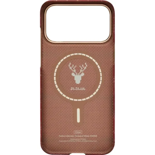 Чехол для iPhone Pitaka Threads of Winter Case Scarlett (TWC202501) для iPhone 17 Pro