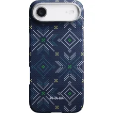 Чехол для iPhone Pitaka Threads of Winter Case Navy для iPhone Air