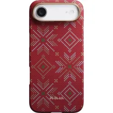 Чехол для iPhone Pitaka Threads of Winter Case Scarlett для iPhone Air