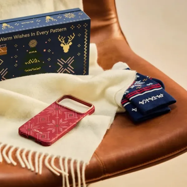 Чехол для iPhone Pitaka Threads of Winter Case Scarlett для iPhone Air