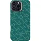 Чехол для iPhone Pitaka Monogram Tactile Woven Case Gold/Green для iPhone 15 Pro Max