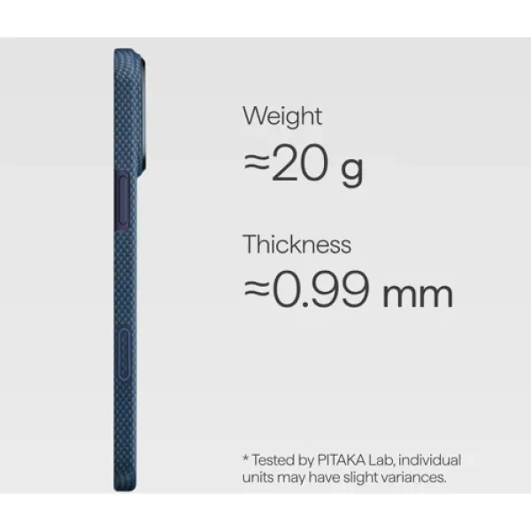 Чехол для iPhone Pitaka Edge Case PitaTap Credit Card для iPhone 17 Pro