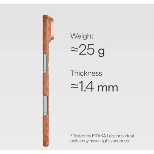 Чехол для iPhone Pitaka Edge Case PitaTap Amber для iPhone Air