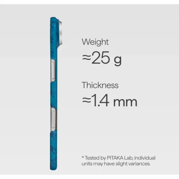 Чехол для iPhone Pitaka Edge Case PitaTap Indigo для iPhone Air