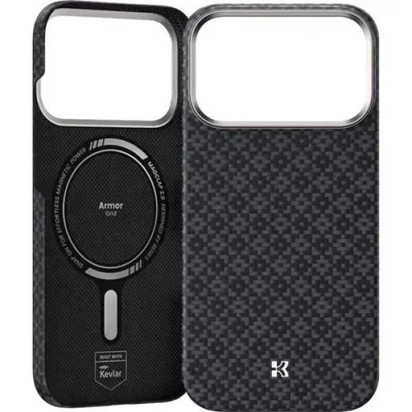 Чехол Benks MagClap ArmorGrid ArmorAir Obsidian Black for iPhone 17 Pro Max