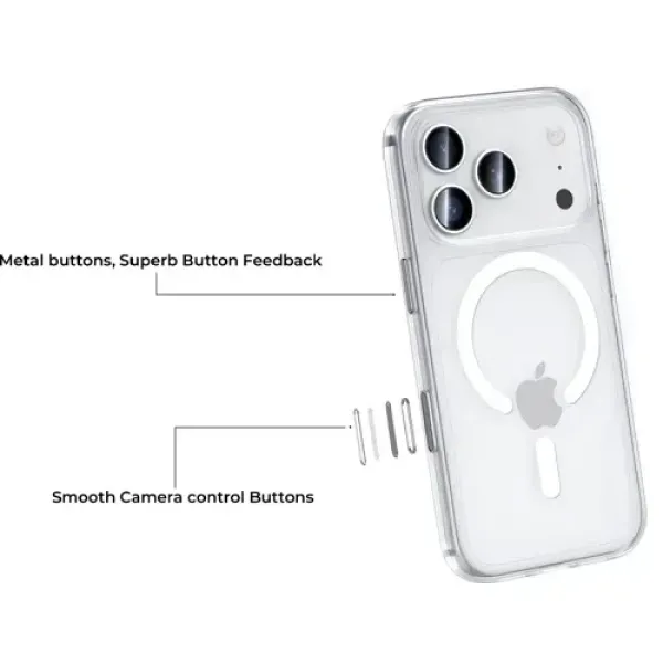 Чохол Benks MagClap Crystal Transparent for iPhone 17 Pro