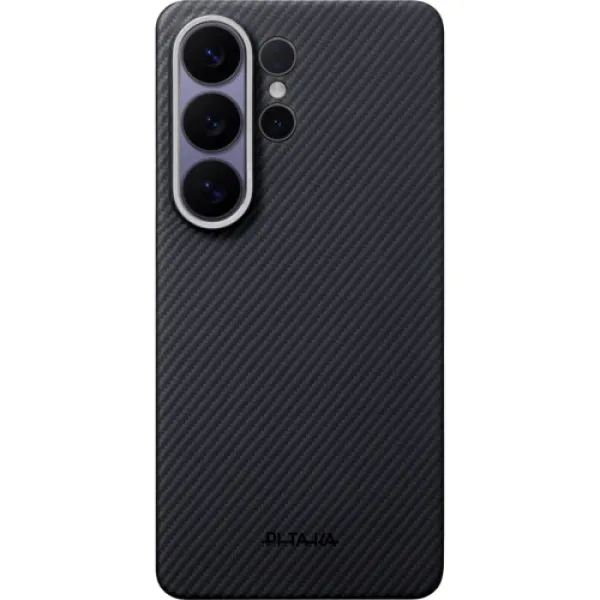 Чехол для телефона Pitaka Edge Case Aaron Button 600D Twill Black/Grey (KS2601U) для Samsung S948 Galaxy S26 Ultra