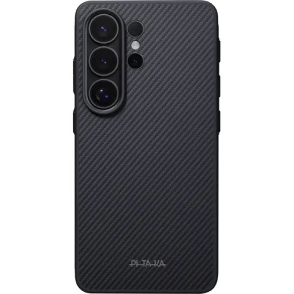Чехол для телефона Pitaka Cairn Case Aaron Button 600D Twill Black/Grey (PBS2601U) для Samsung S948 Galaxy S26 Ultra
