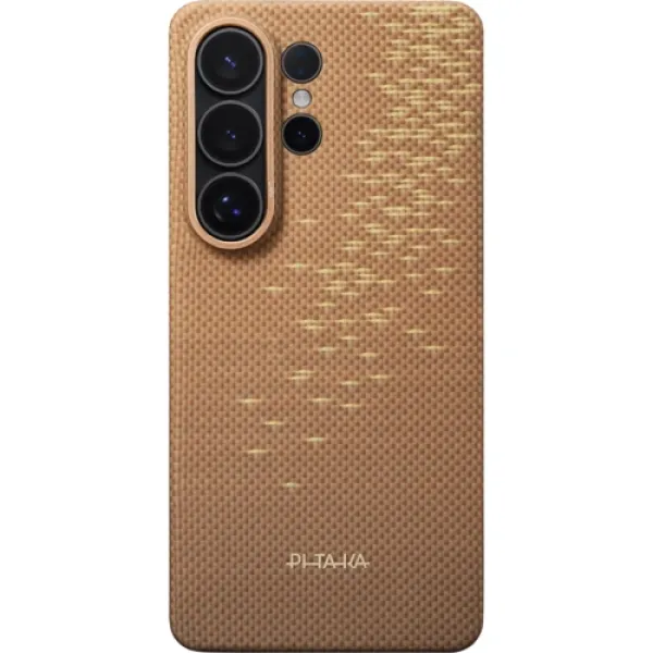 Чехол для телефона Pitaka Edge Case Aaron Button Golden Glint (KS2606U) для Samsung S948 Galaxy S26 Ultra