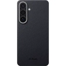Чехол для телефона Pitaka Edge Case Aaron Button 600D Twill Black/Grey (KS2601) для Samsung S942 Galaxy S26