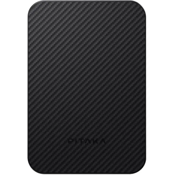 Внешний аккумулятор Pitaka Power Bank 10000mAh Aramid Fiber Magnetic 15W Black/Grey (PBQ2501)