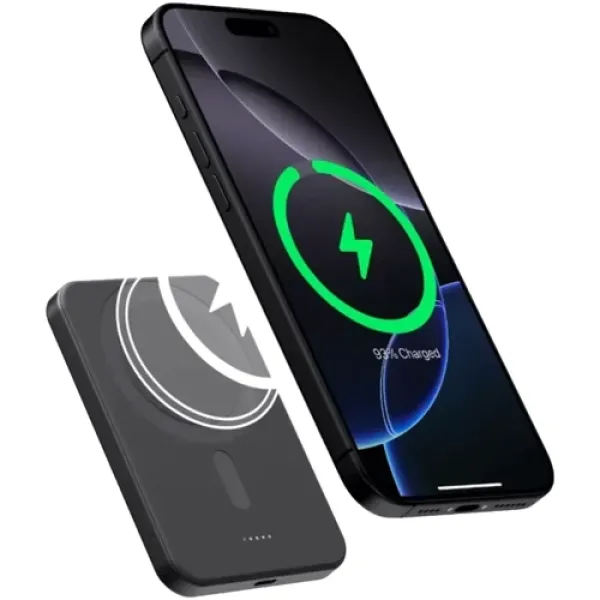 Внешний аккумулятор Pitaka Power Bank 10000mAh Aramid Fiber Magnetic 15W Black/Grey (PBQ2501)