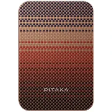 Внешний аккумулятор Pitaka Power Bank 10000mAh Aramid Fiber Magnetic 15W Sunset (PBQ2502)