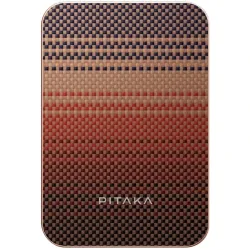 Внешний аккумулятор Pitaka Power Bank 10000mAh Aramid Fiber Magnetic 15W Sunset (PBQ2502)