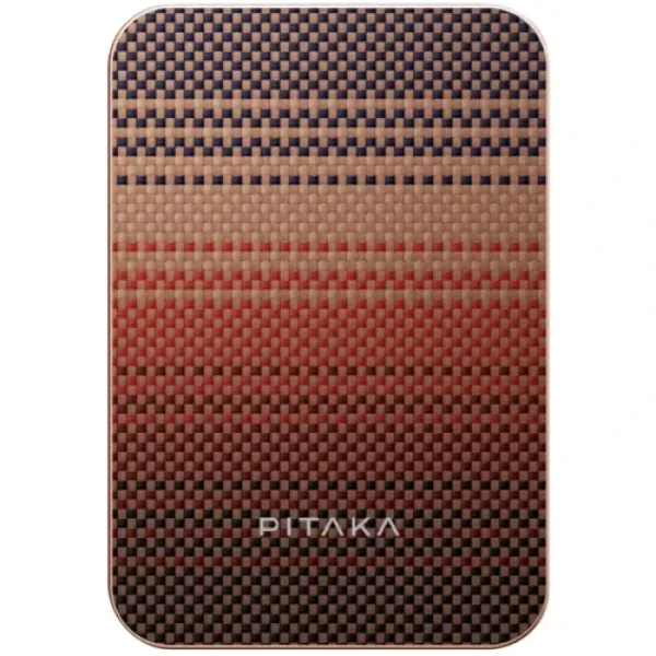 Внешний аккумулятор Pitaka Power Bank 10000mAh Aramid Fiber Magnetic 15W Sunset (PBQ2502)