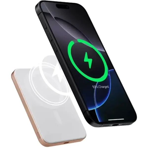 Внешний аккумулятор Pitaka Power Bank 10000mAh Aramid Fiber Magnetic 15W Golden Glin (PBQ2504)