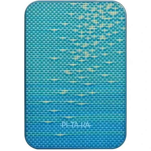 Внешний аккумулятор Pitaka Power Bank 10000mAh Aramid Fiber Magnetic 15W Lucid Blue (PBQ2505)