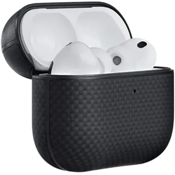 Чехол для наушников Pitaka Aramid Fiber Magnetic Case Black/Gray (APM2501) для AirPods Pro 3