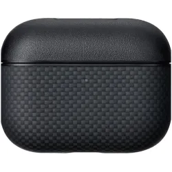 Чехол для наушников Pitaka Aramid Fiber Magnetic Case Black/Gray (APM2501) для AirPods Pro 3