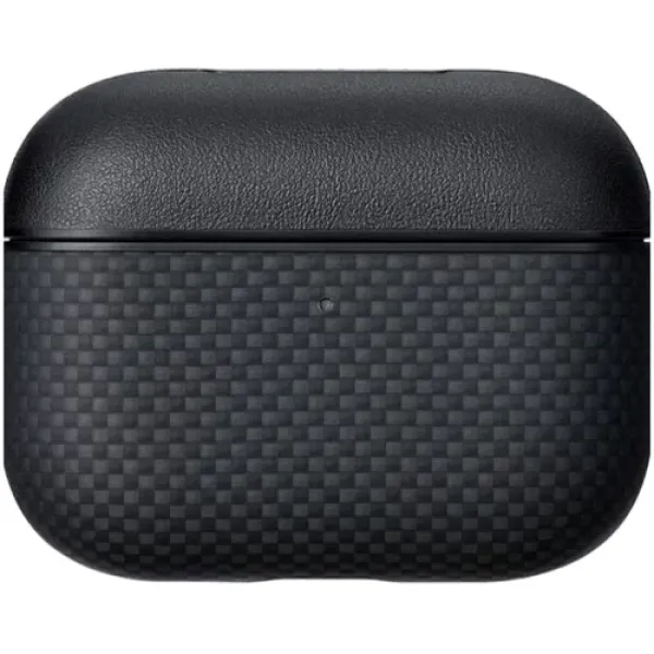 Чехол для наушников Pitaka Aramid Fiber Magnetic Case Black/Gray (APM2501) для AirPods Pro 3