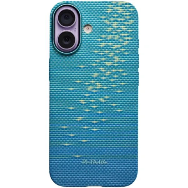 Чехол Pitaka для iPhone 17 Edge Case Lucid Blue (KI1702AG)