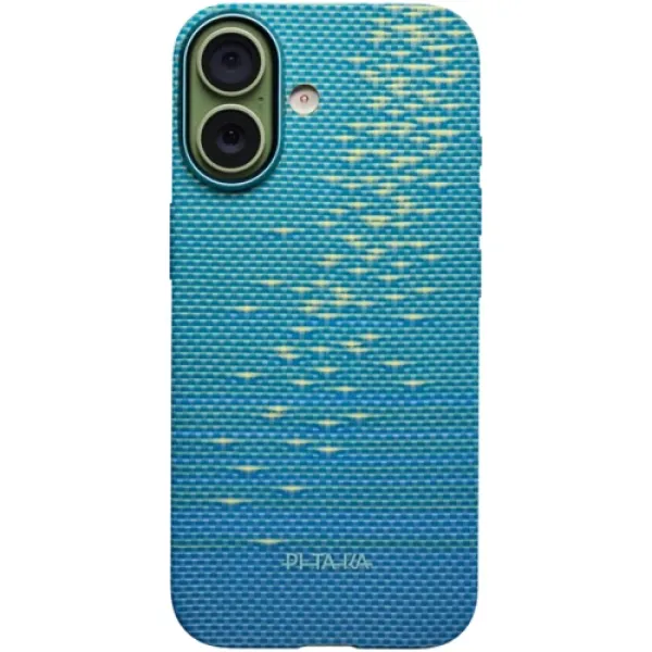 Чехол Pitaka для iPhone 17 Edge Case Lucid Blue (KI1702AG)
