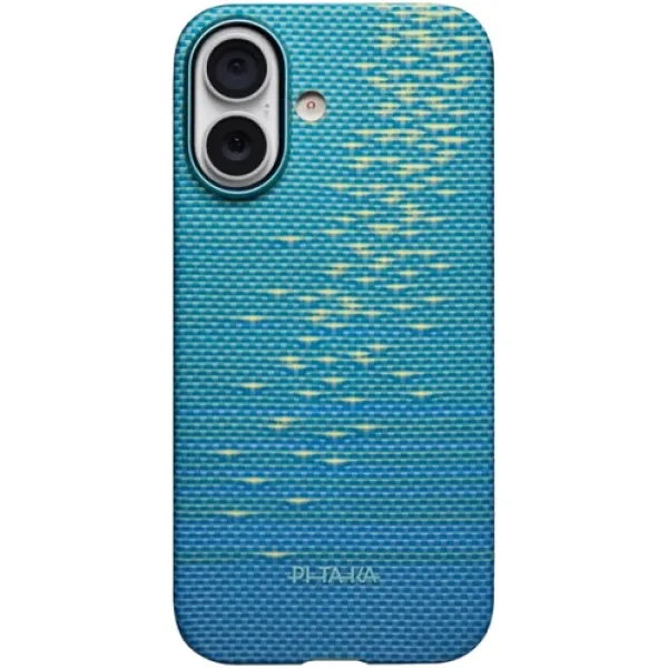 Чехол Pitaka для iPhone 17 Edge Case Lucid Blue (KI1702AG)