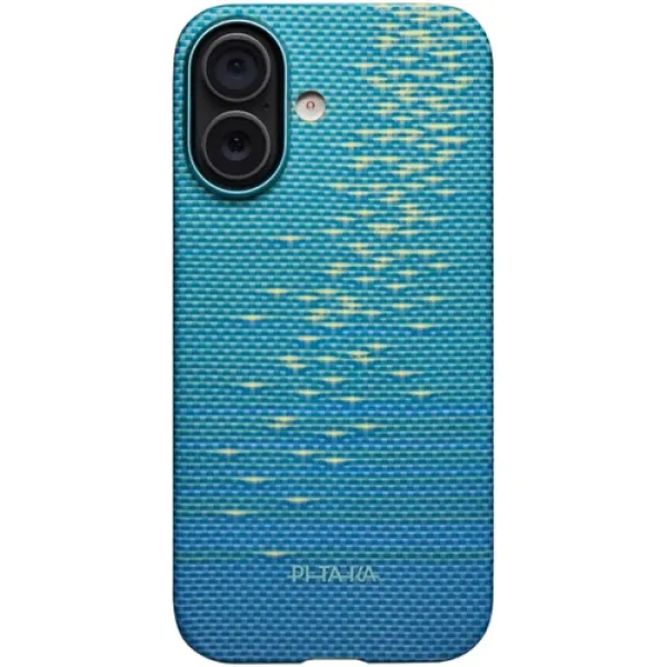 Чехол Pitaka для iPhone 17 Edge Case Lucid Blue (KI1702AG)