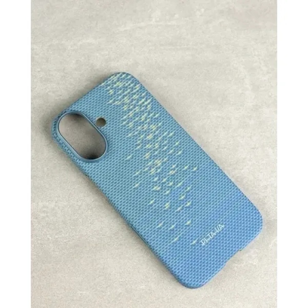 Чехол Pitaka для iPhone 17 Edge Case Lucid Blue (KI1702AG)