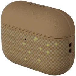 Чехол для наушников Pitaka Aramid Fiber Magnetic Case Golden Glint (APM2504) для AirPods Pro 3