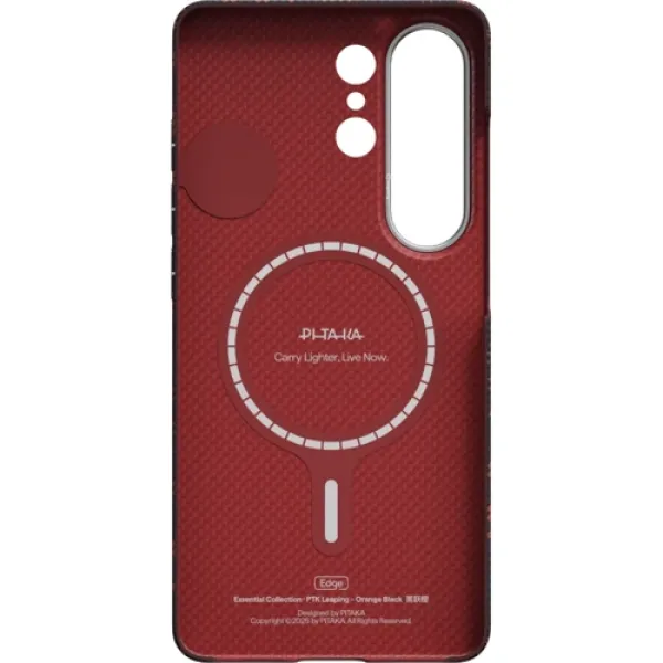 Чeхол Pitaka Edge Case PTK Leaping Orange/Black для Samsung S948 Galaxy S26 Ultra