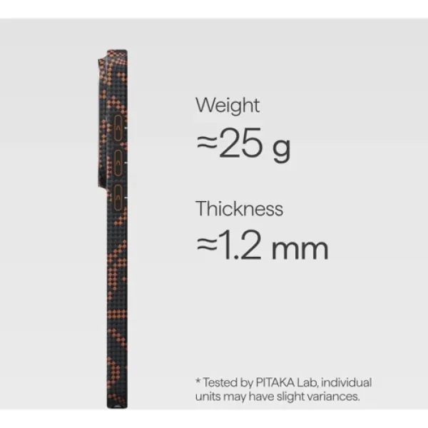 Чeхол Pitaka Edge Case PTK Leaping Orange/Black для Samsung S948 Galaxy S26 Ultra