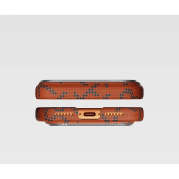 Чехол Pitaka Edge Case PTK Leaping Blue/Orange для iPhone 17 Pro Max