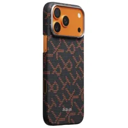Чехол Pitaka Edge Case PTK Leaping Orange/Black для iPhone 17 Pro