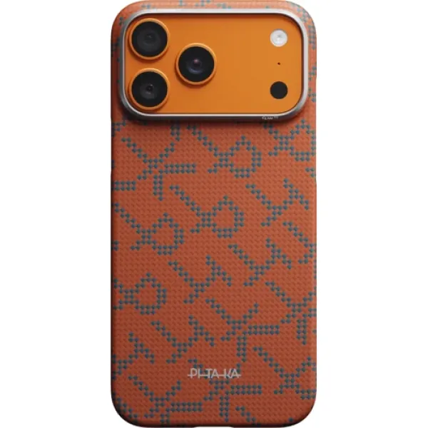 Чехол Pitaka Edge Case PTK Leaping Blue/Orange для iPhone 17 Pro