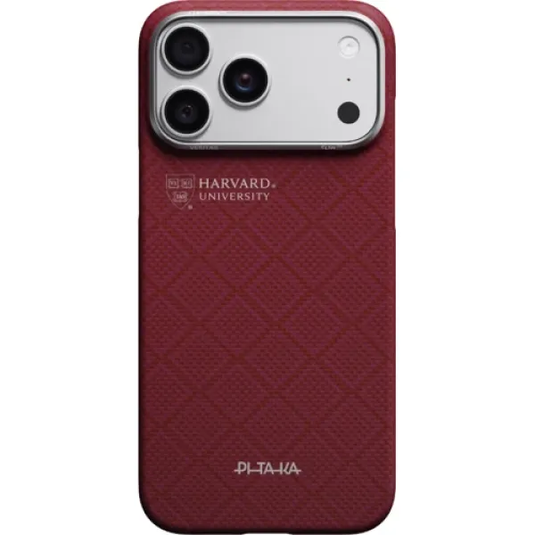 Чехол Pitaka Edge Case PitaTap Harvard Crimson для iPhone 17 Pro