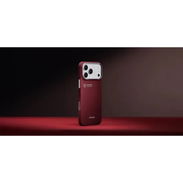 Чехол Pitaka Edge Case PitaTap Harvard Crimson для iPhone 17 Pro