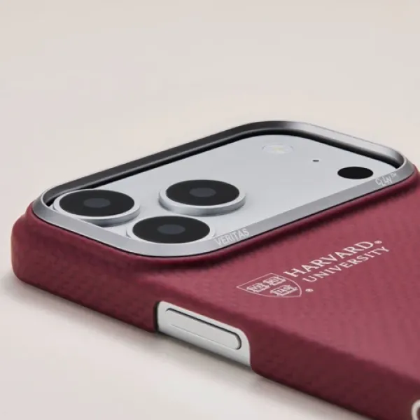 Чехол Pitaka Edge Case PitaTap Harvard Crimson для iPhone 17 Pro