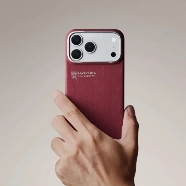 Чехол Pitaka Edge Case PitaTap Harvard Crimson для iPhone 17 Pro