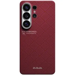 Чехол Pitaka Edge Case Aaron Button Harvard Crimson для Samsung S948 Galaxy S26 Ultra