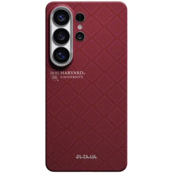 Чехол Pitaka Edge Case Aaron Button Harvard Crimson для Samsung S948 Galaxy S26 Ultra