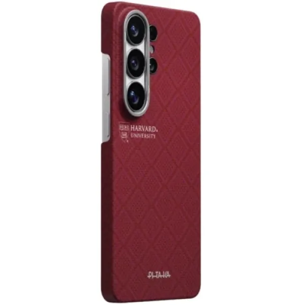 Чехол Pitaka Edge Case Aaron Button Harvard Crimson для Samsung S948 Galaxy S26 Ultra
