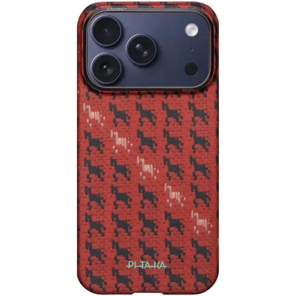 Чехол Pitaka Edge Case PitaTap Maroon для iPhone 17 Pro