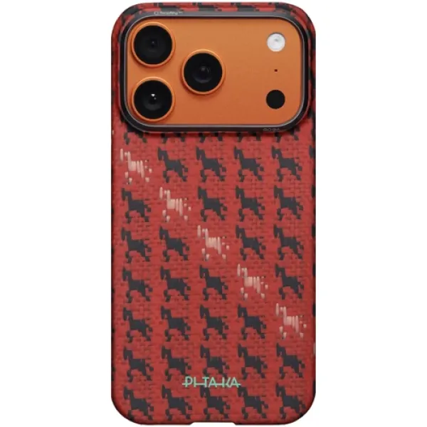 Чехол Pitaka Edge Case PitaTap Maroon для iPhone 17 Pro